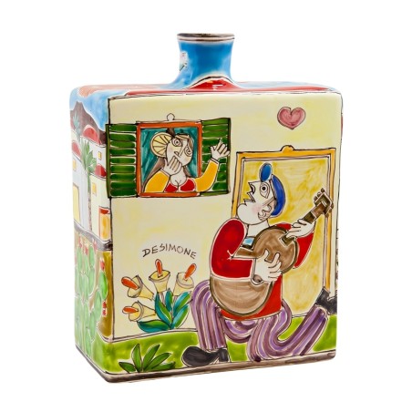 Decorative bottle DS Love Serenade BT613DS-2 De Simone pottery Decorative bottle DS Love Serenade BT613DS-2 De Simone pottery